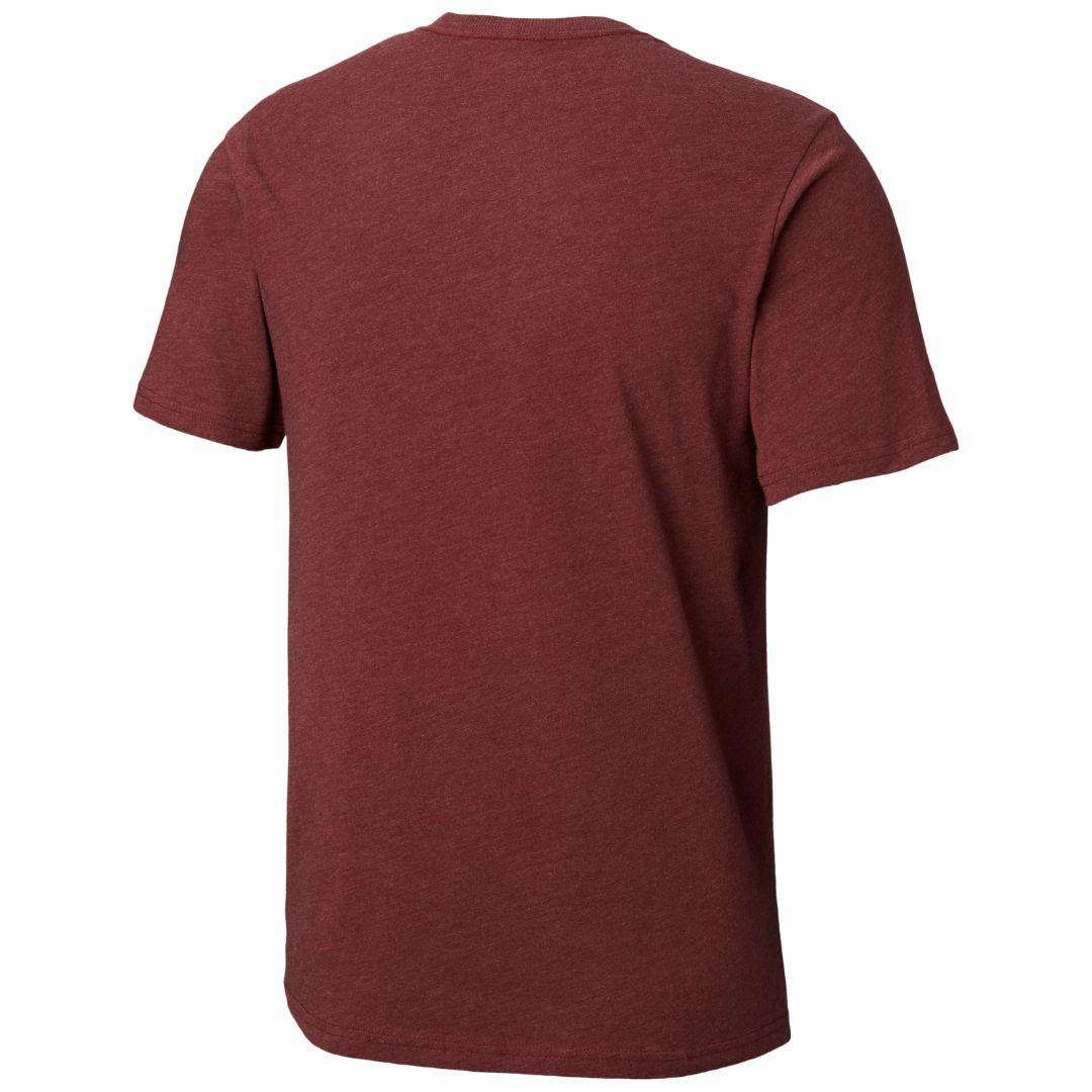 Columbia Men Red Brightwoods Basin Short Sleeve Tee