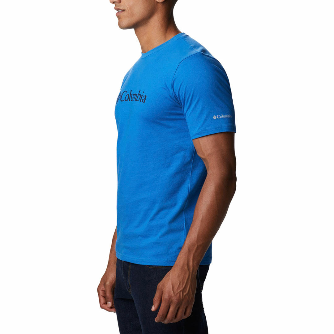 Columbia Men Blue CSC Basic Logo Short Sleeve