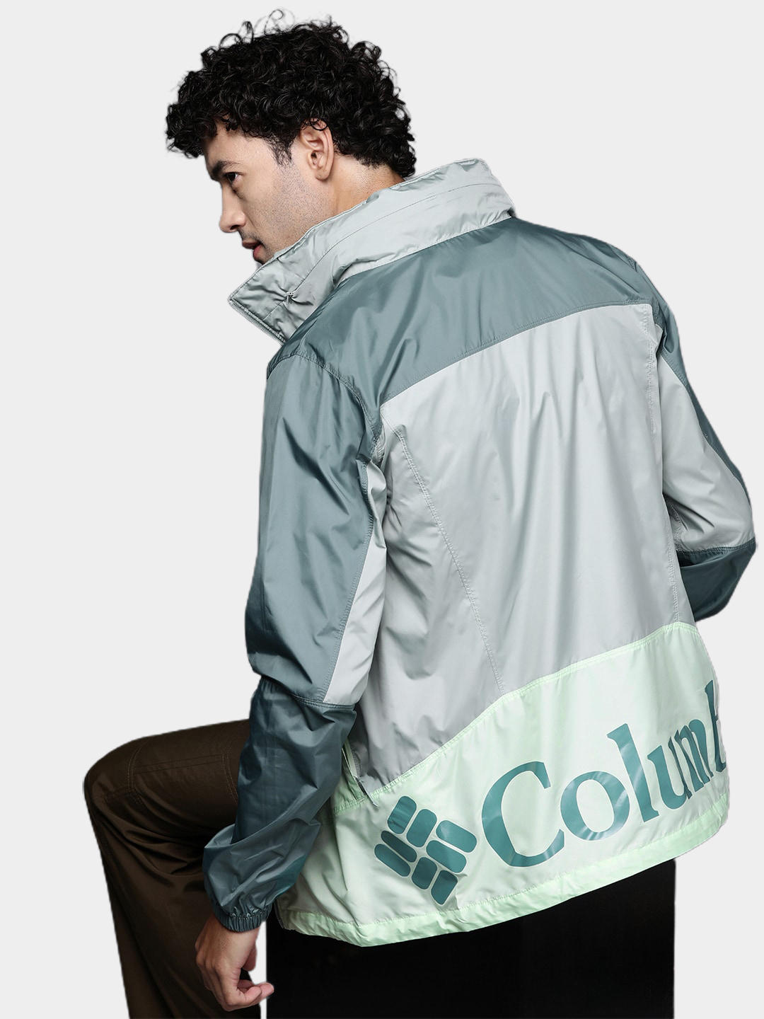 Columbia Men Green Point Park Windbreaker Rain Jacket