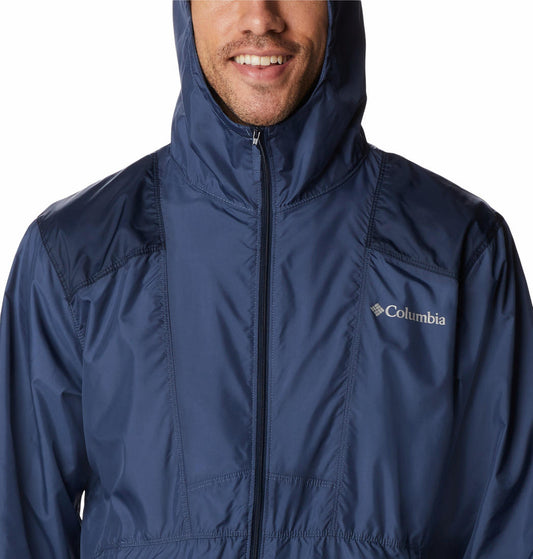 Columbia Men Navy Blue Flashback Windbreaker Rain Jacket