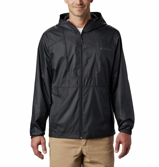 Columbia Men Black Flashback Windbreaker Rain Jacket