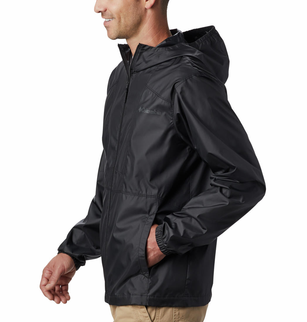Columbia Men Black Flashback Windbreaker Rain Jacket