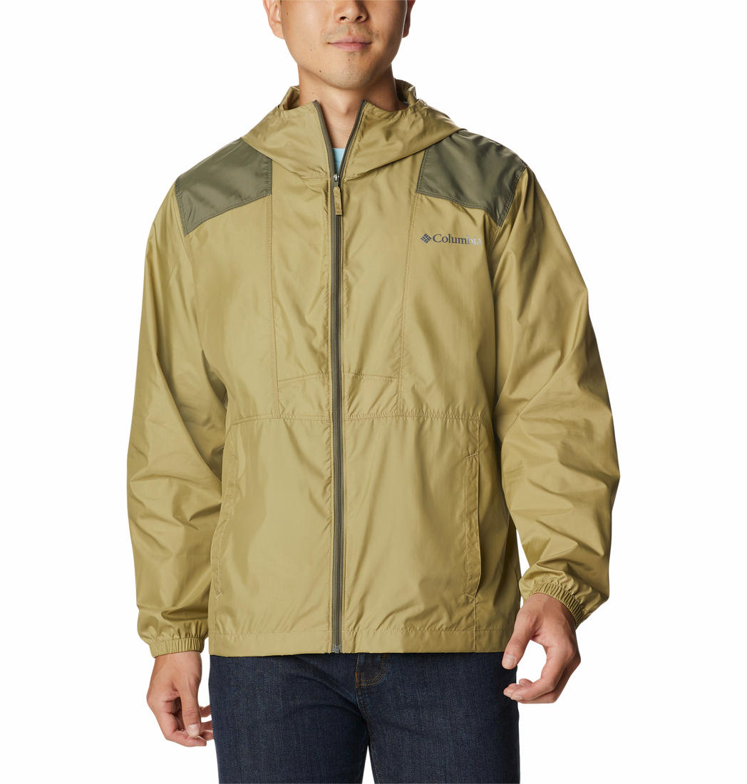 Columbia Men Green Flashback Windbreaker Rain Jacket