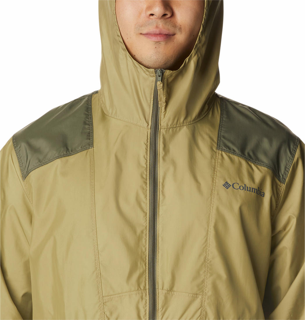 Columbia Men Green Flashback Windbreaker Rain Jacket