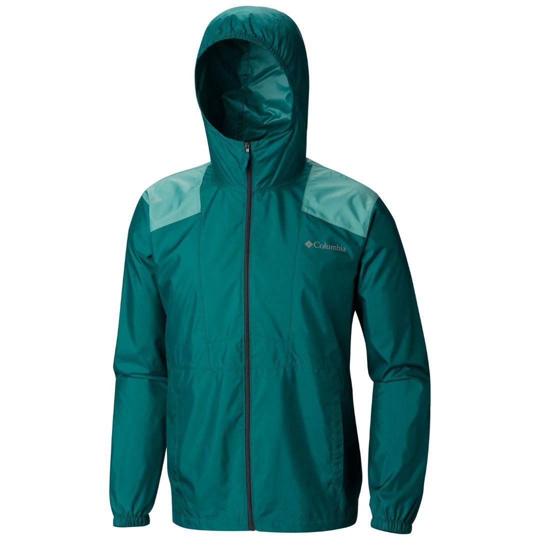 Columbia Men Green Flashback Windbreaker Rain Jacket