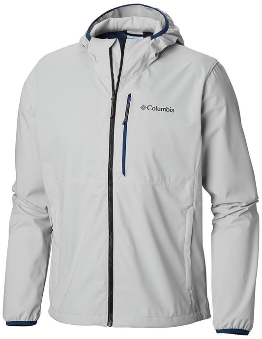 Columbia Men Grey Mystic Trail Rain Jacket