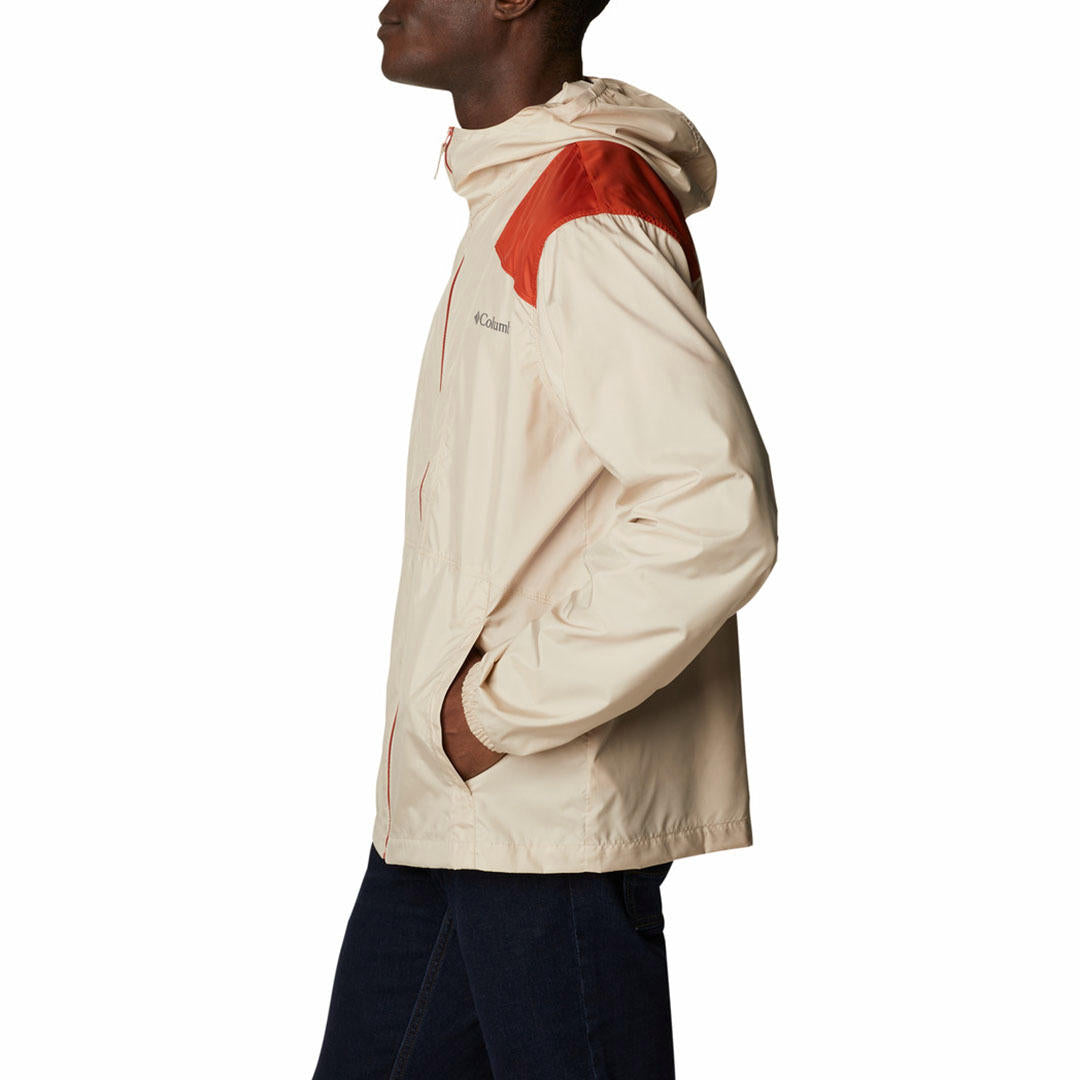 Columbia Men Beige Flashback Windbreaker Rain Jacket