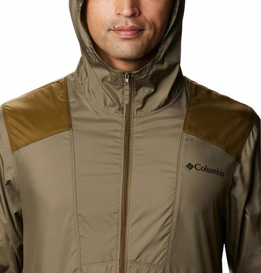 Columbia Men Green Flashback Windbreaker Rain Jacket