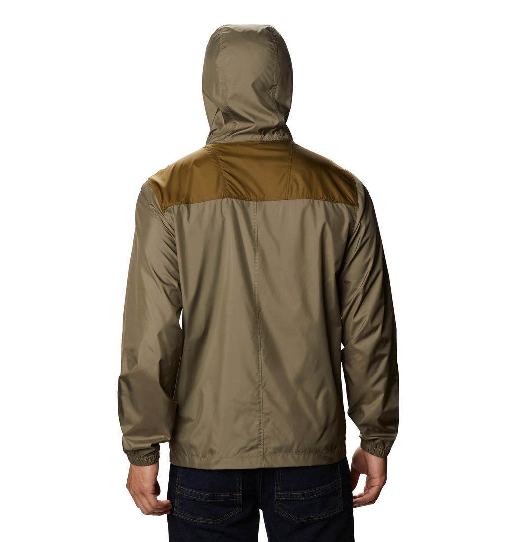Columbia Men Green Flashback Windbreaker Rain Jacket