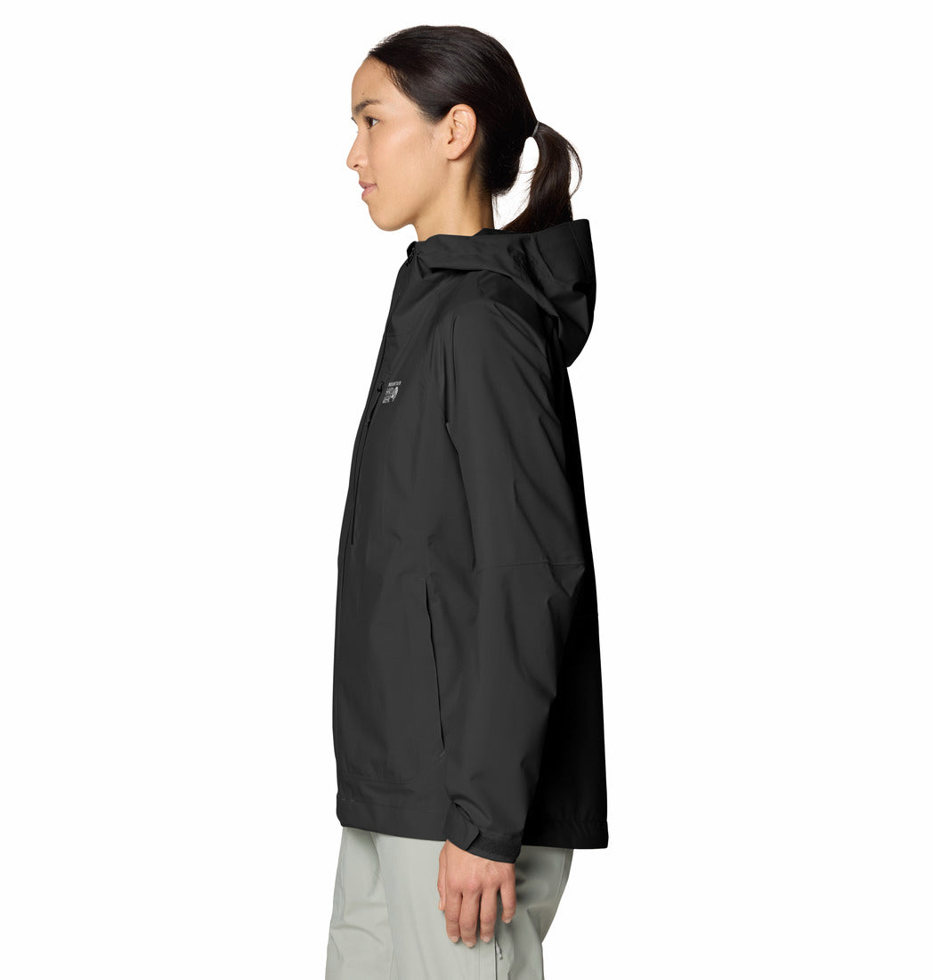 Mountain Hardwear Women Black Stretch Ozonic Jacket
