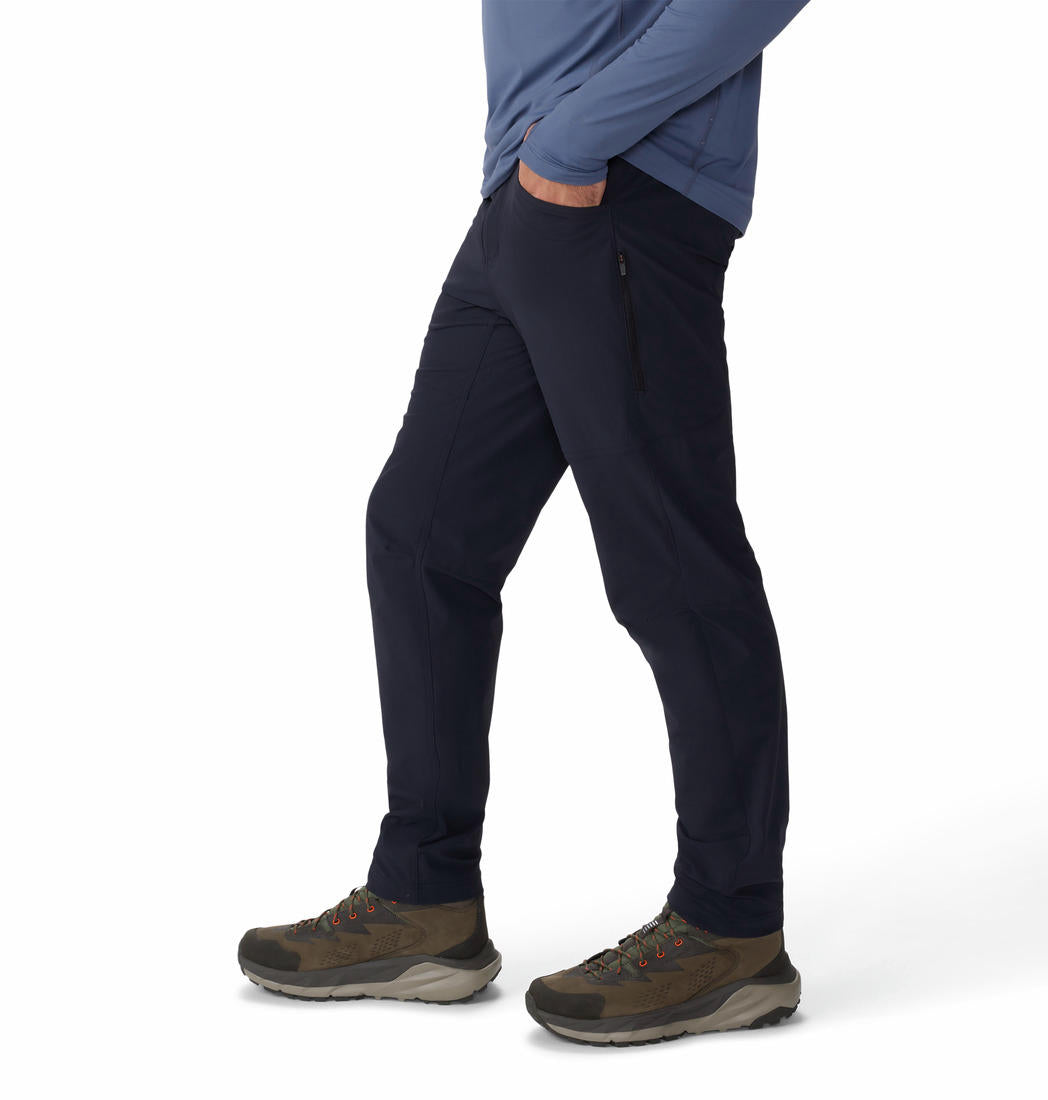 Mountain Hardwear Men Black UPF 50 Chockstone Trail Pant (Sun Protection)