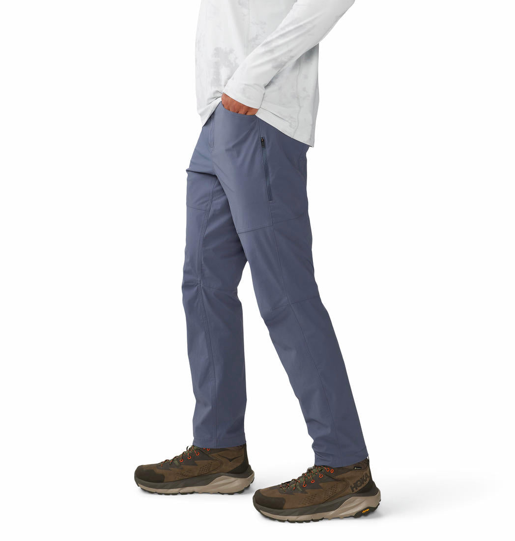 Mountain Hardwear Men Blue UPF 50 Chockstone Trail Pant (Sun Protection)