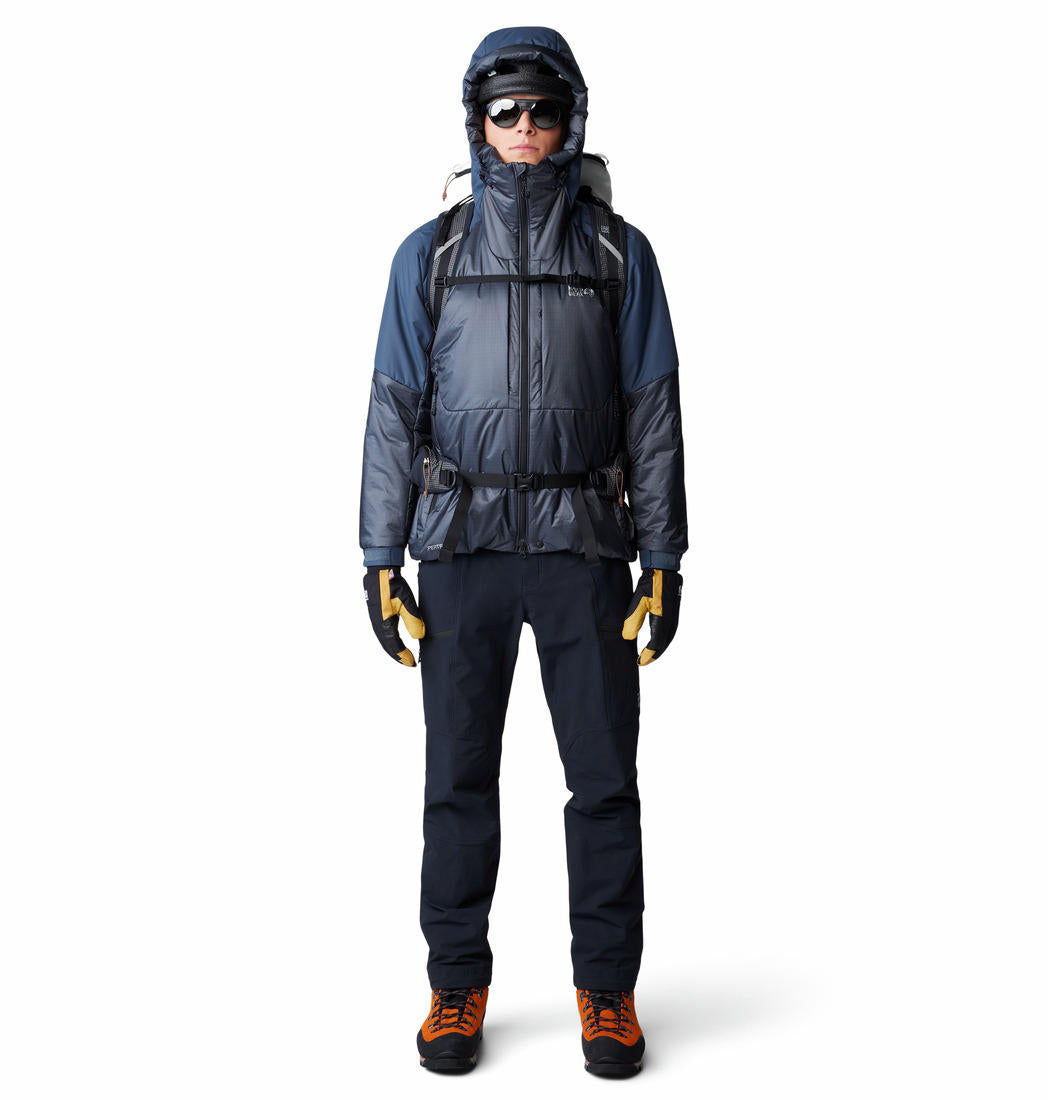 MHW Men Blue Compressor Alpine Hooded Jacket