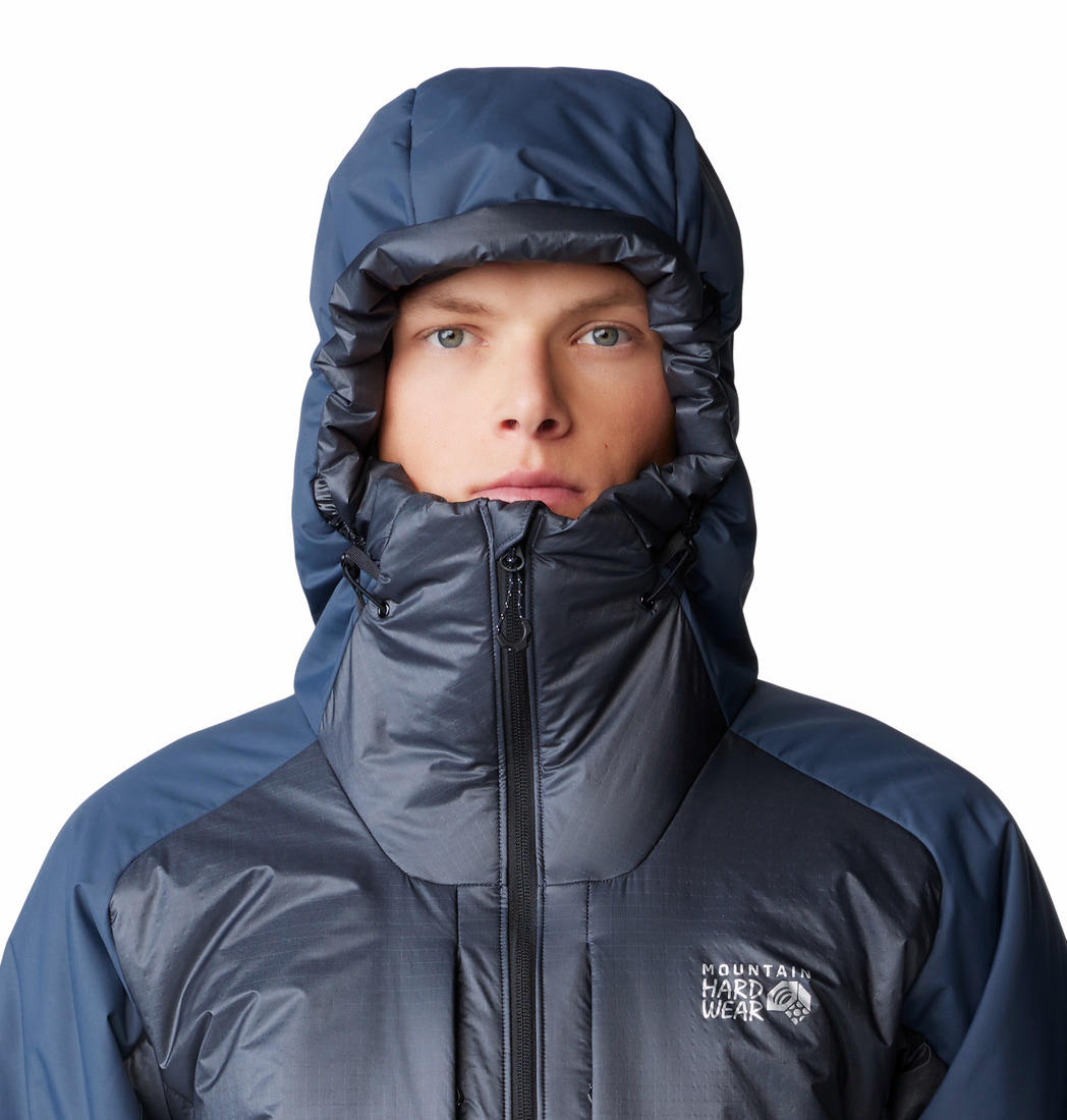 MHW Men Blue Compressor Alpine Hooded Jacket