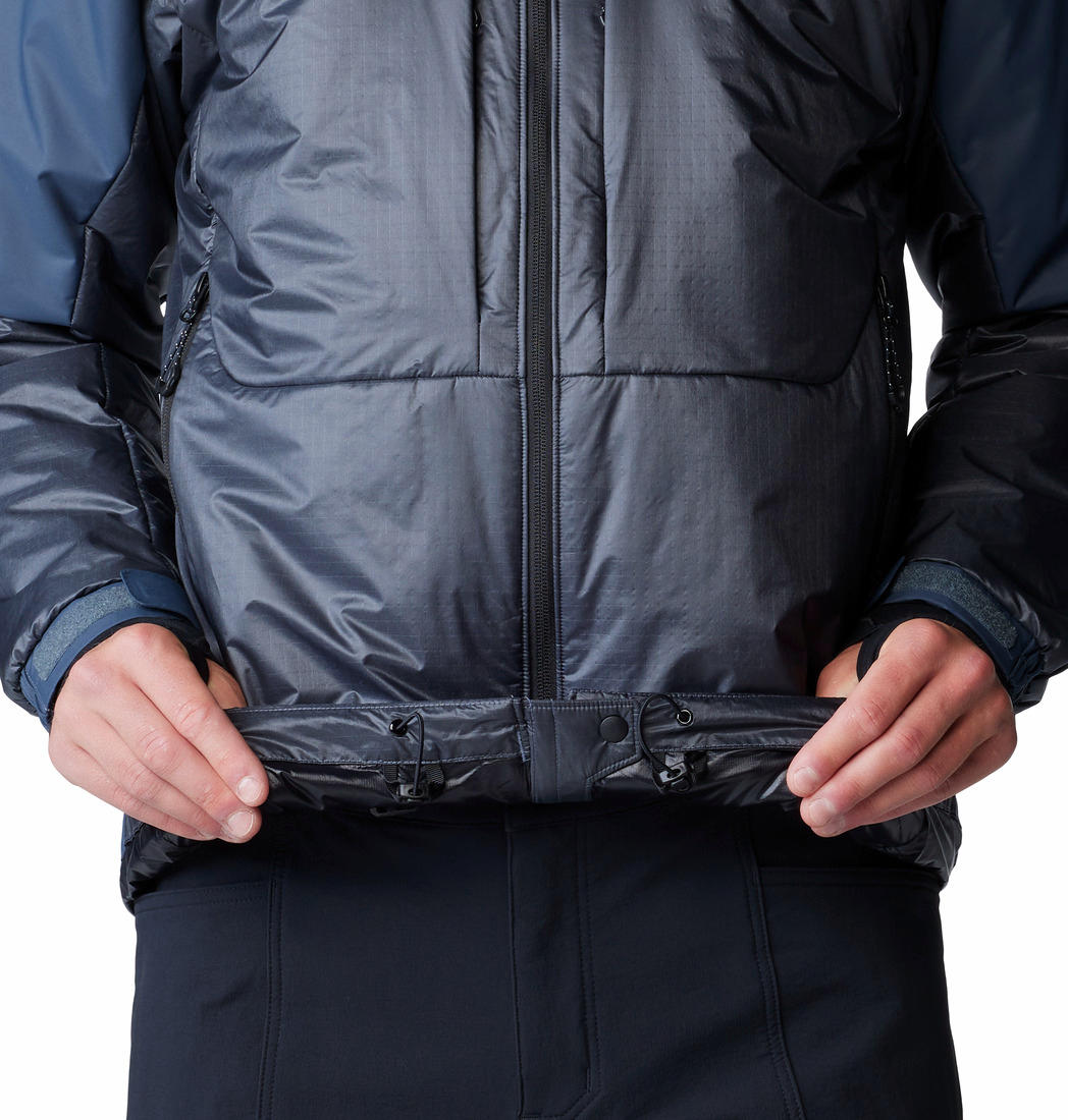 MHW Men Blue Compressor Alpine Hooded Jacket