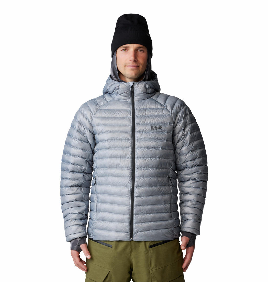 Mountain Hardwear Men Grey Ghost Whisperer UL Down Jacket