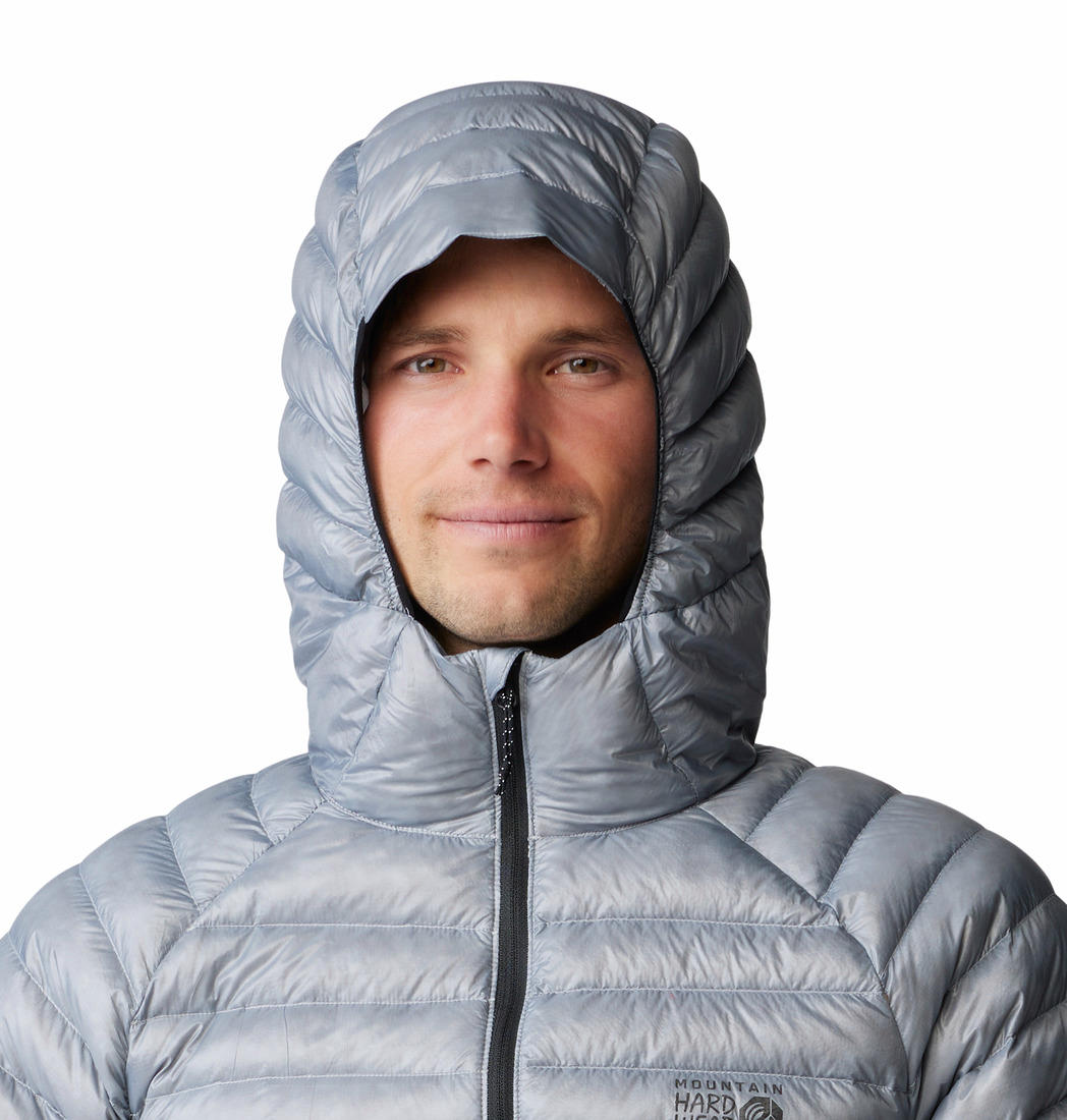 Mountain Hardwear Men Grey Ghost Whisperer UL Down Jacket