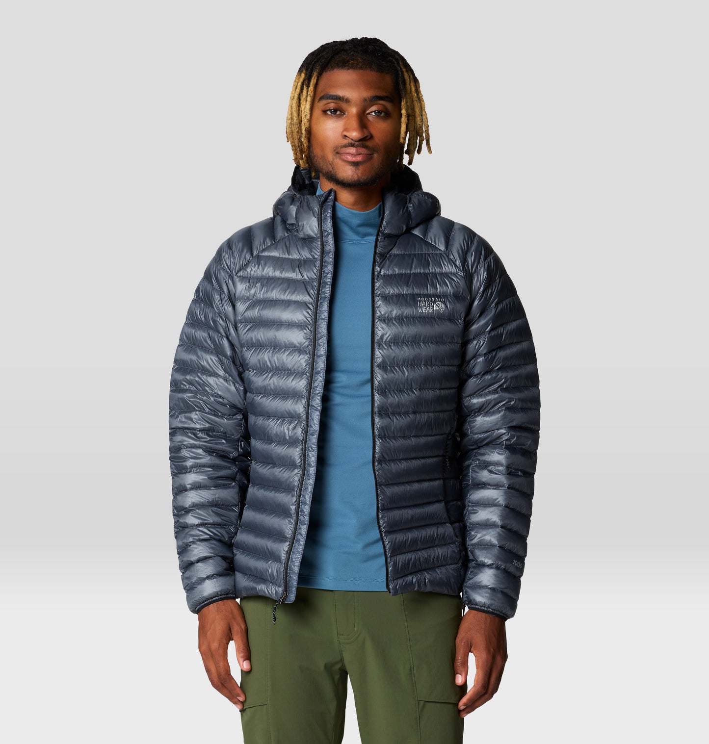 Mountain Hardwear Men Blue Ghost Whisperer UL Down Jacket