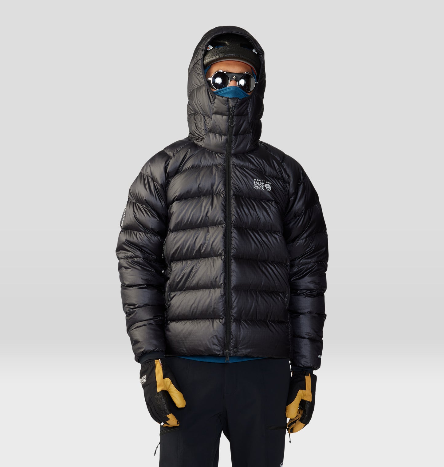 Mountain Hardwear Men Black Phantom Alpine Down Jacket