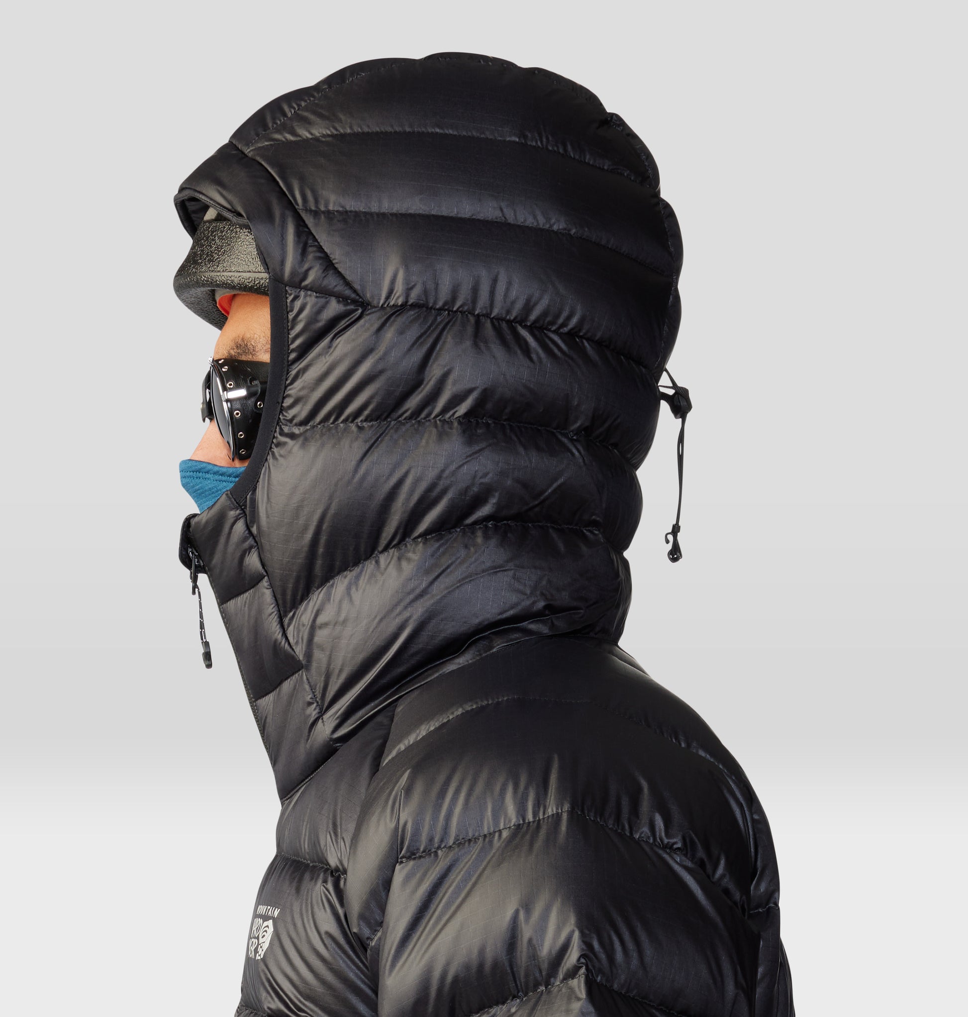 Mountain Hardwear Men Black Phantom Alpine Down Jacket