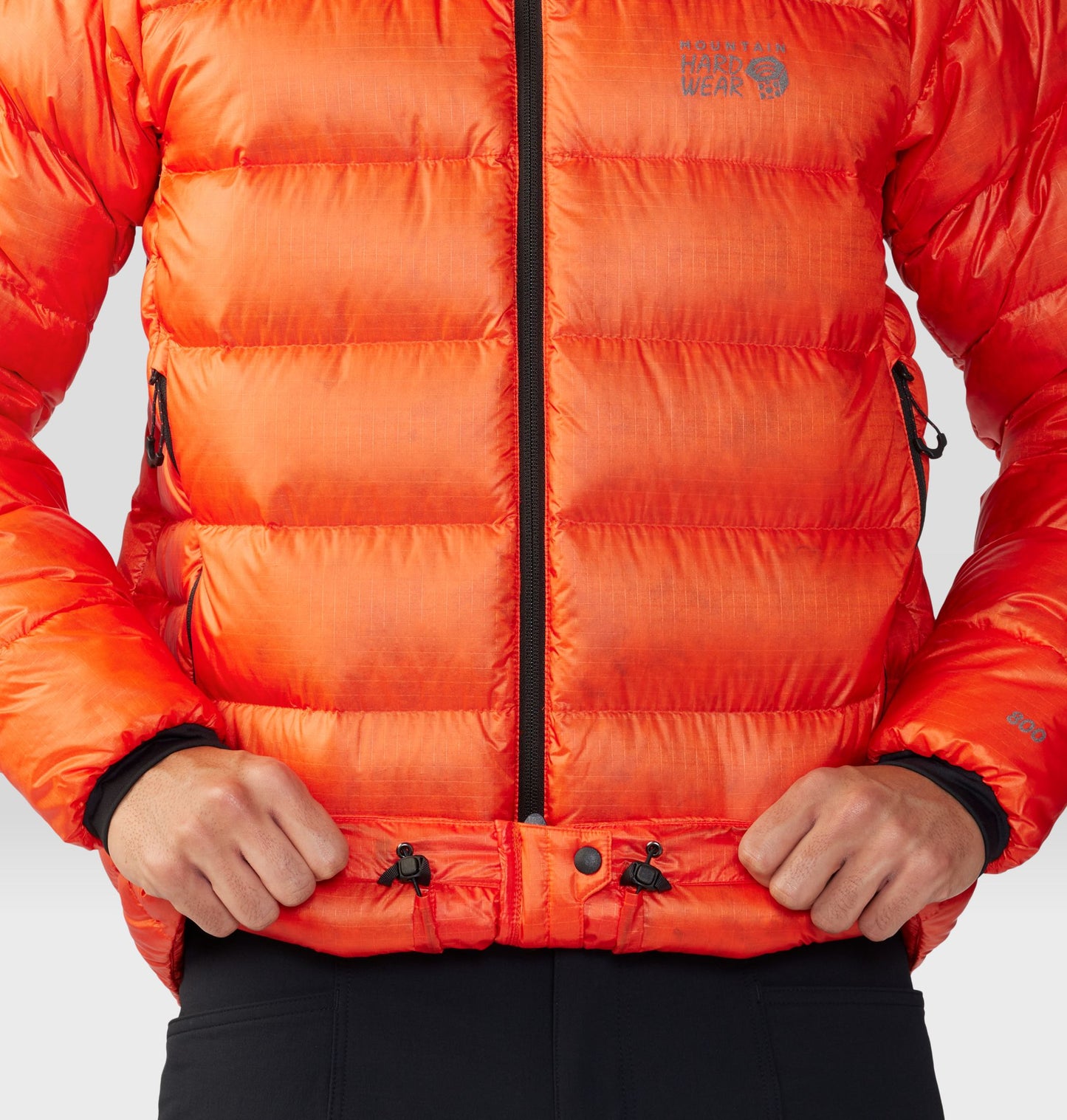 Mountain Hardwear Men Orange Phantom Alpine Down Jacket