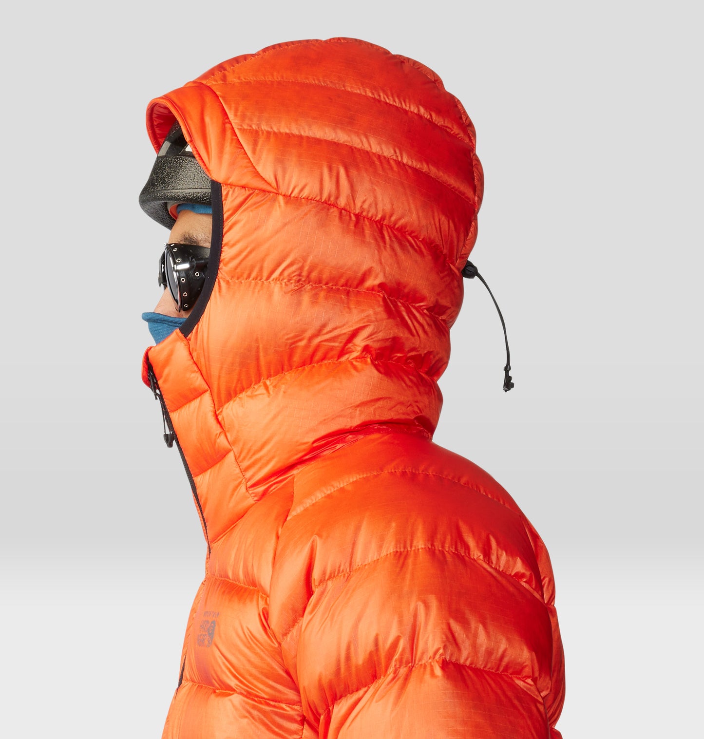 Mountain Hardwear Men Orange Phantom Alpine Down Jacket