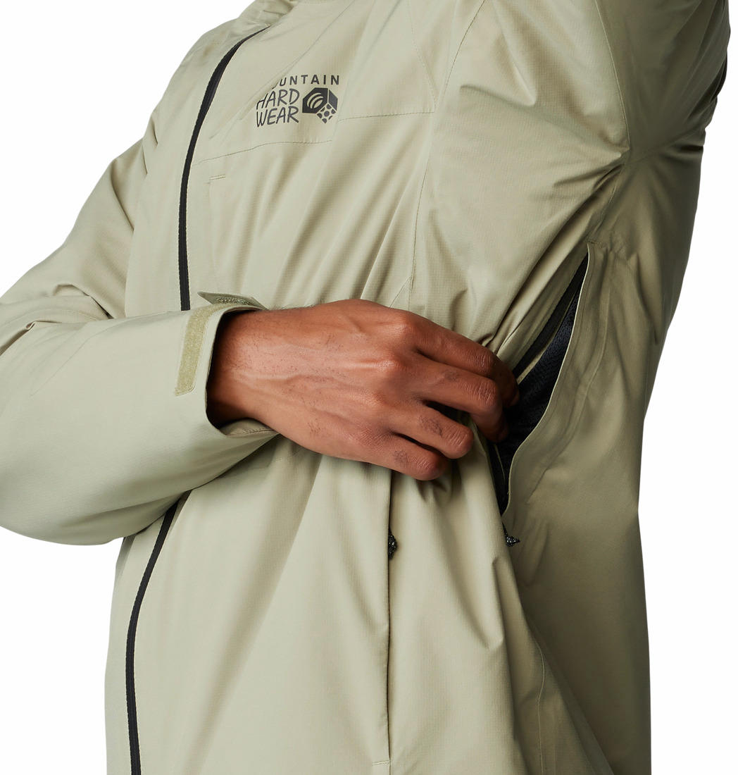 MHW Men Green Stretch Ozonic Insulated Jacket