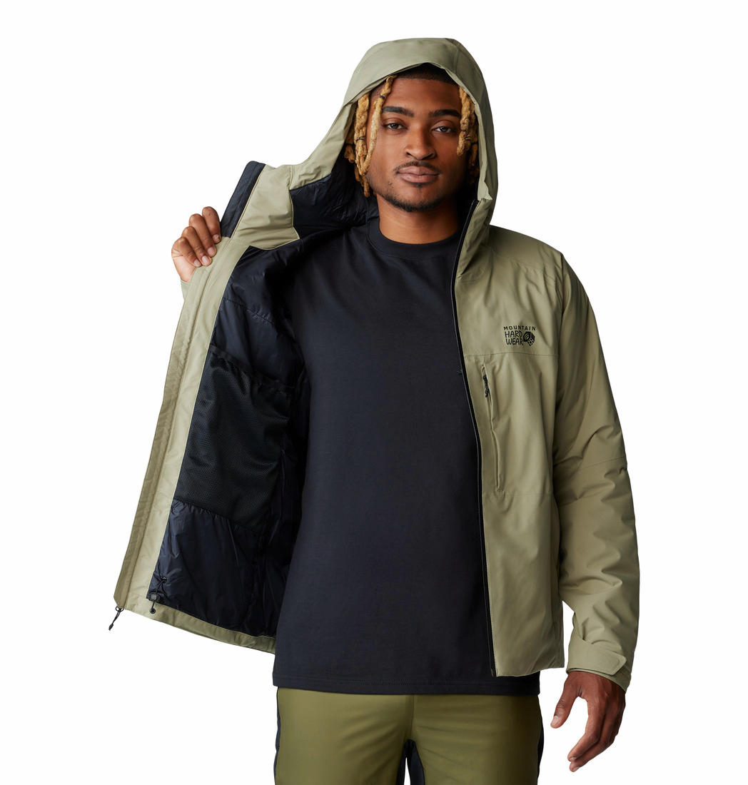 MHW Men Green Stretch Ozonic Insulated Jacket