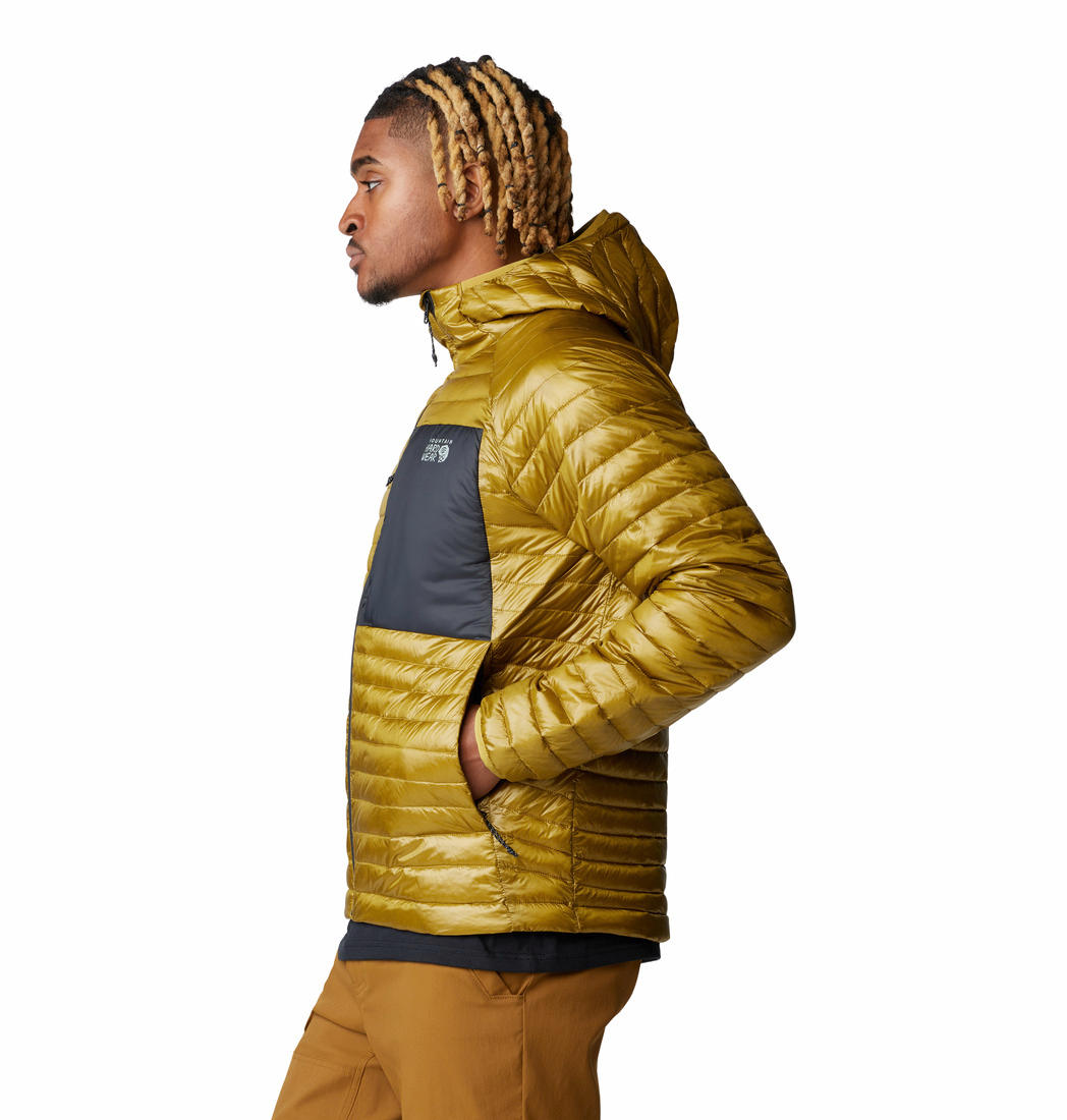 Mountain Hardwear Men Brown ThermaCLOud AF Ventano Down Jacket