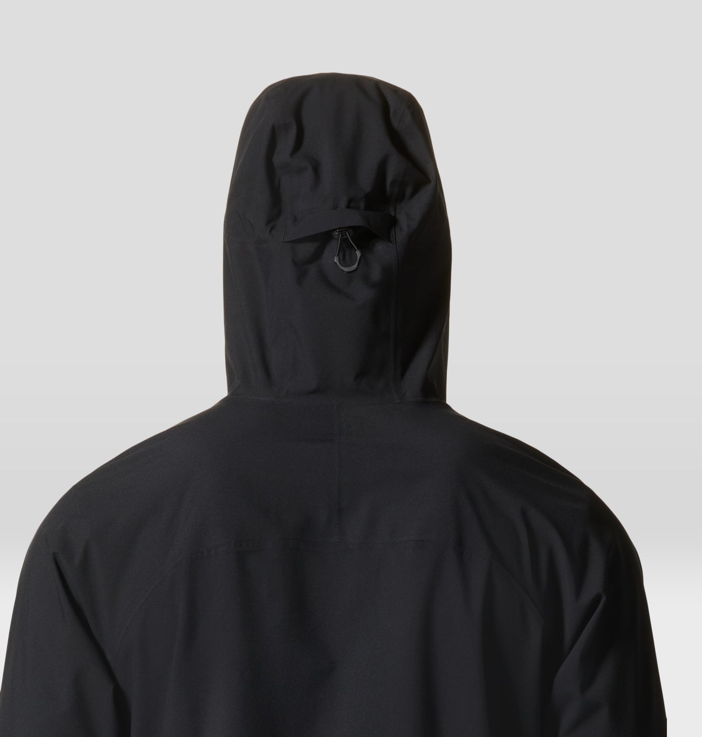Mountain Hardwear Men Black Dry.Q Stretch Ozonic Rain Jacket