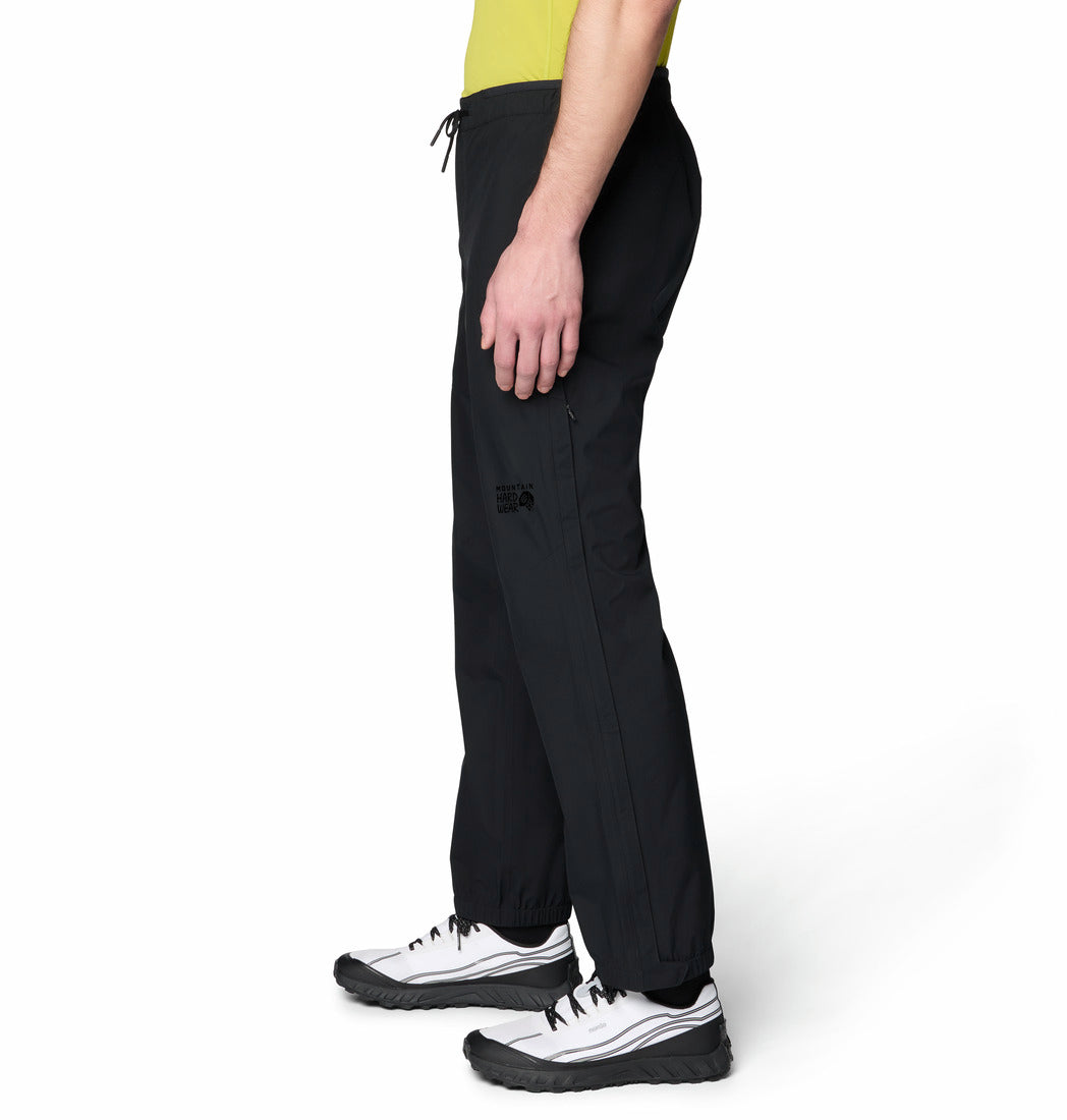 Mountain Hardwear Men Black Dry.Q Stretch Ozonic Rain Pant