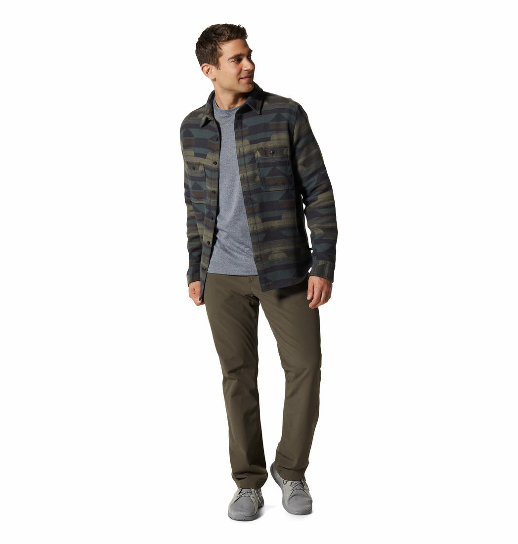 Mountain Hardwear Men Green Yumalino Lined Pant