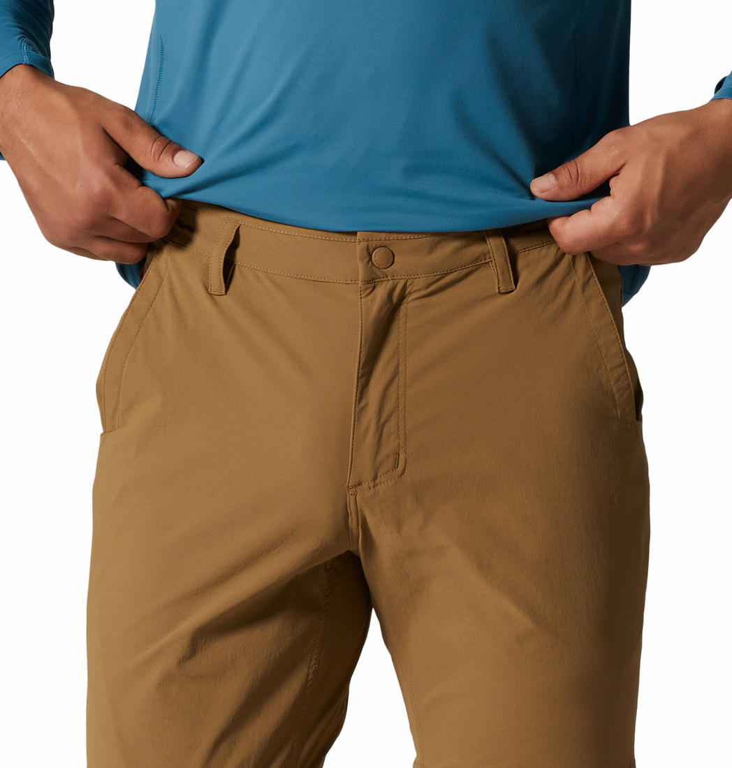 Mountain Hardwear Mens Brown Basin Trek Pant
