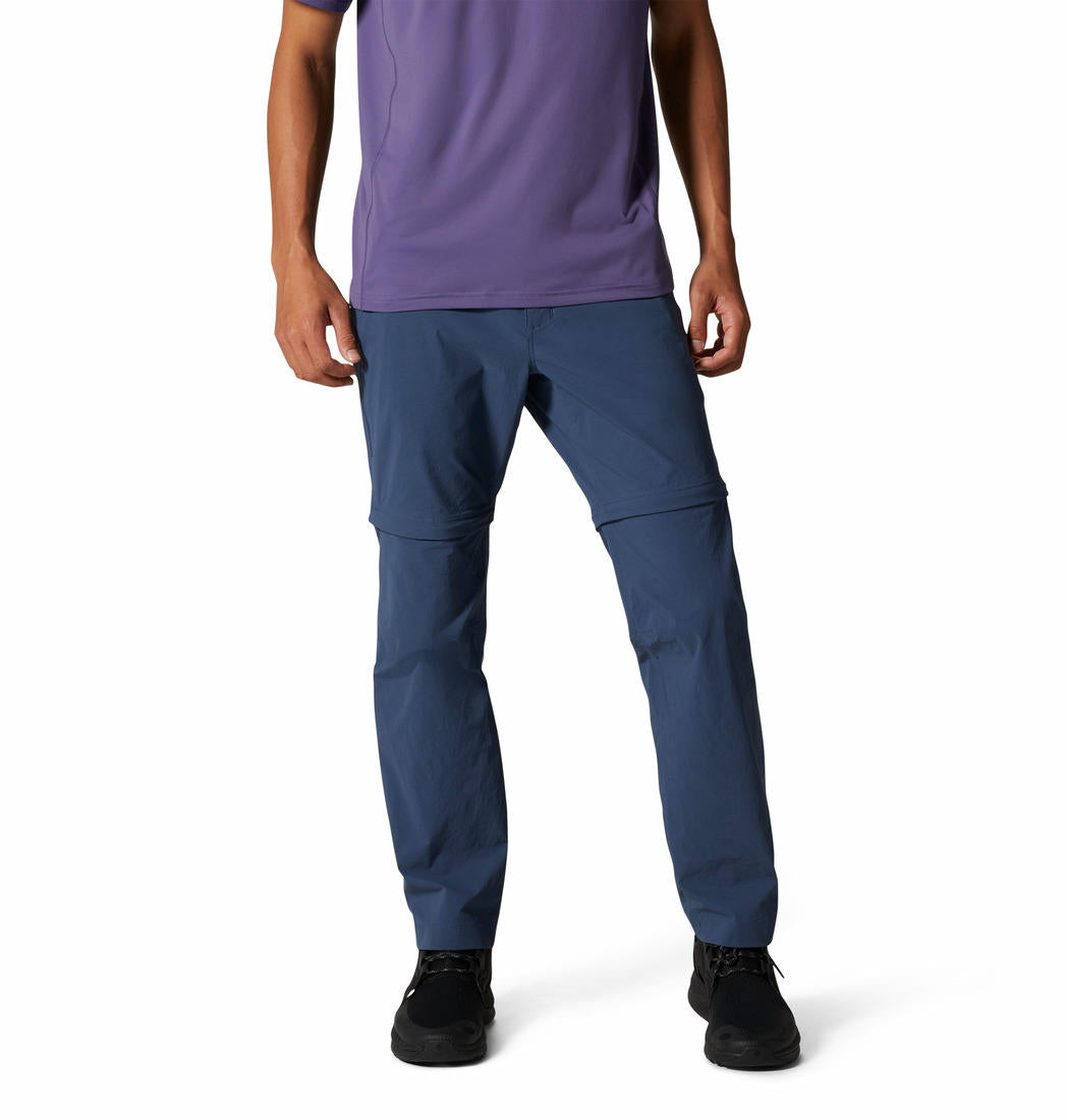 Mountain Hardwear Mens Blue Basin Trek Pant