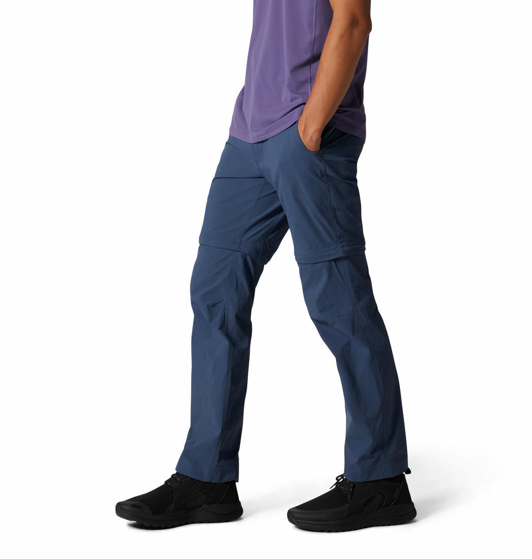 Mountain Hardwear Mens Blue Basin Trek Pant