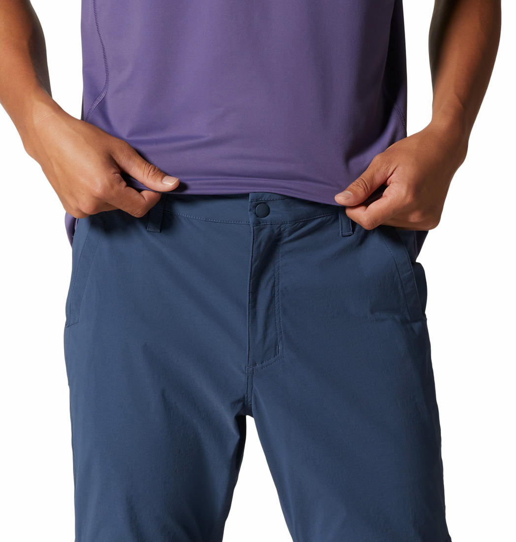 Mountain Hardwear Mens Blue Basin Trek Pant