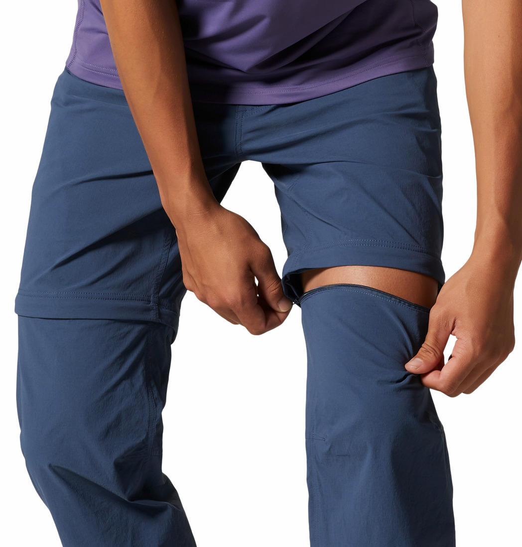 Mountain Hardwear Mens Blue Basin Trek Pant