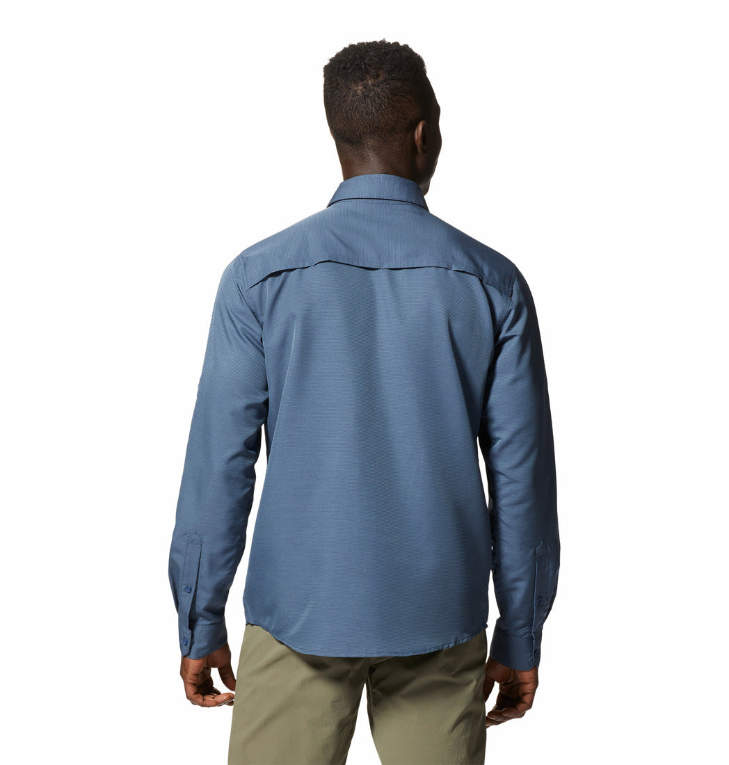 Mountain Hardwear Men Blue Canyon Long Sleeve Shirt