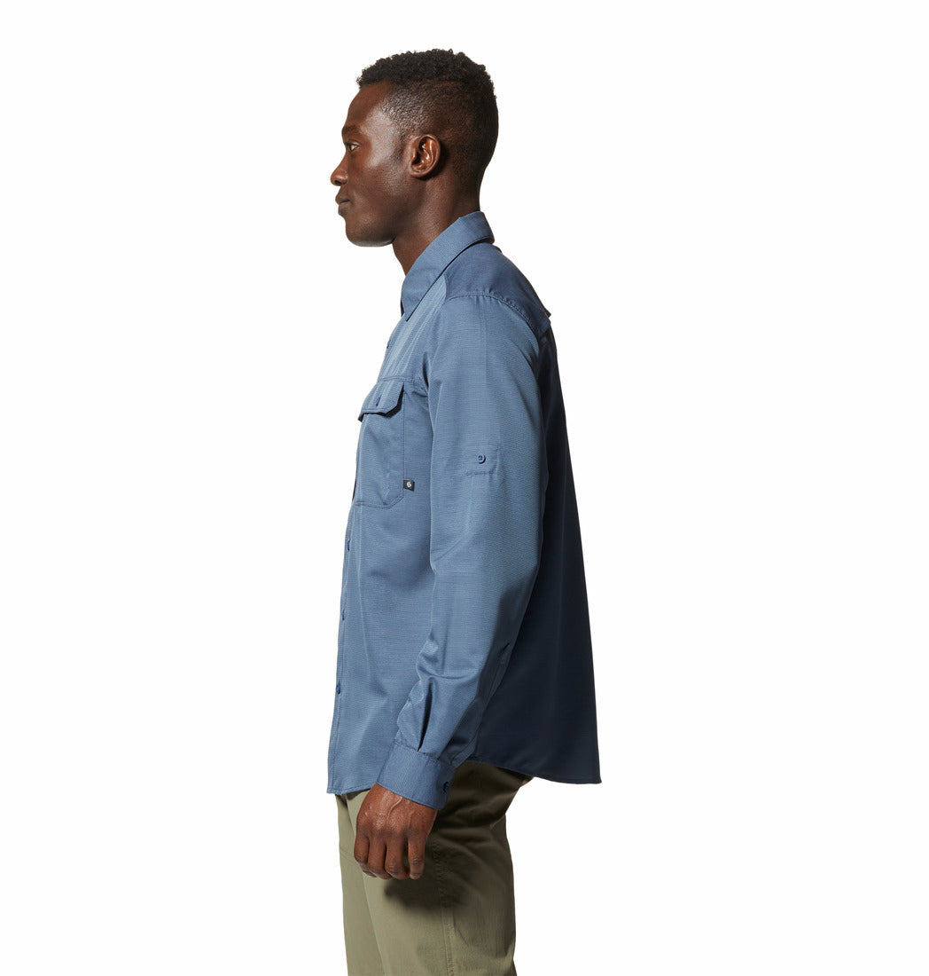 Mountain Hardwear Men Blue Canyon Long Sleeve Shirt