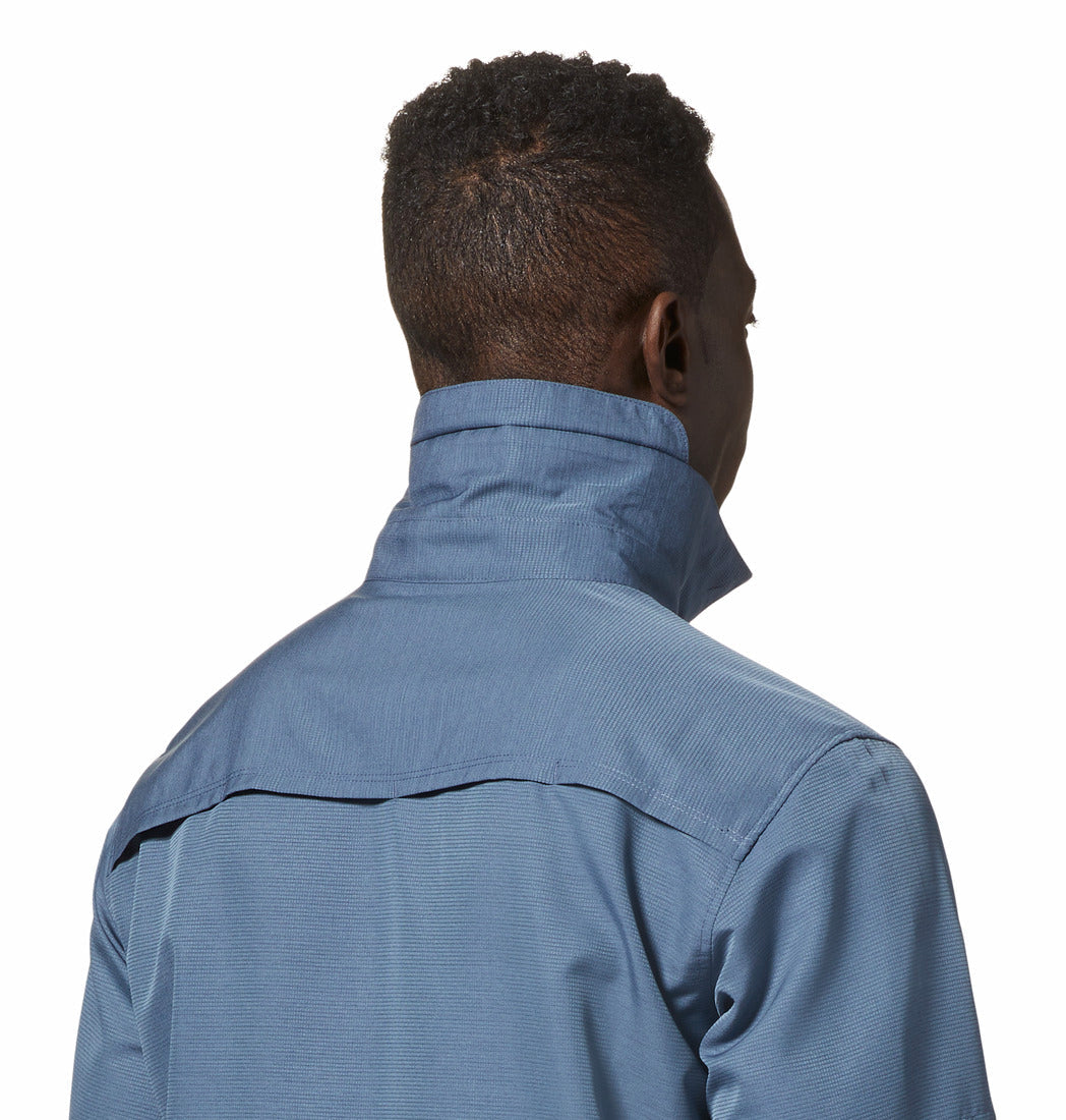 Mountain Hardwear Men Blue Canyon Long Sleeve Shirt