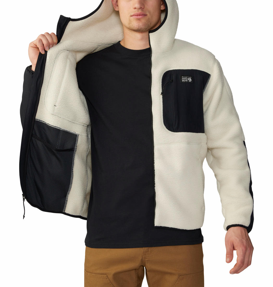 Mountain Hardwear Men Grey HiCamp Fleece