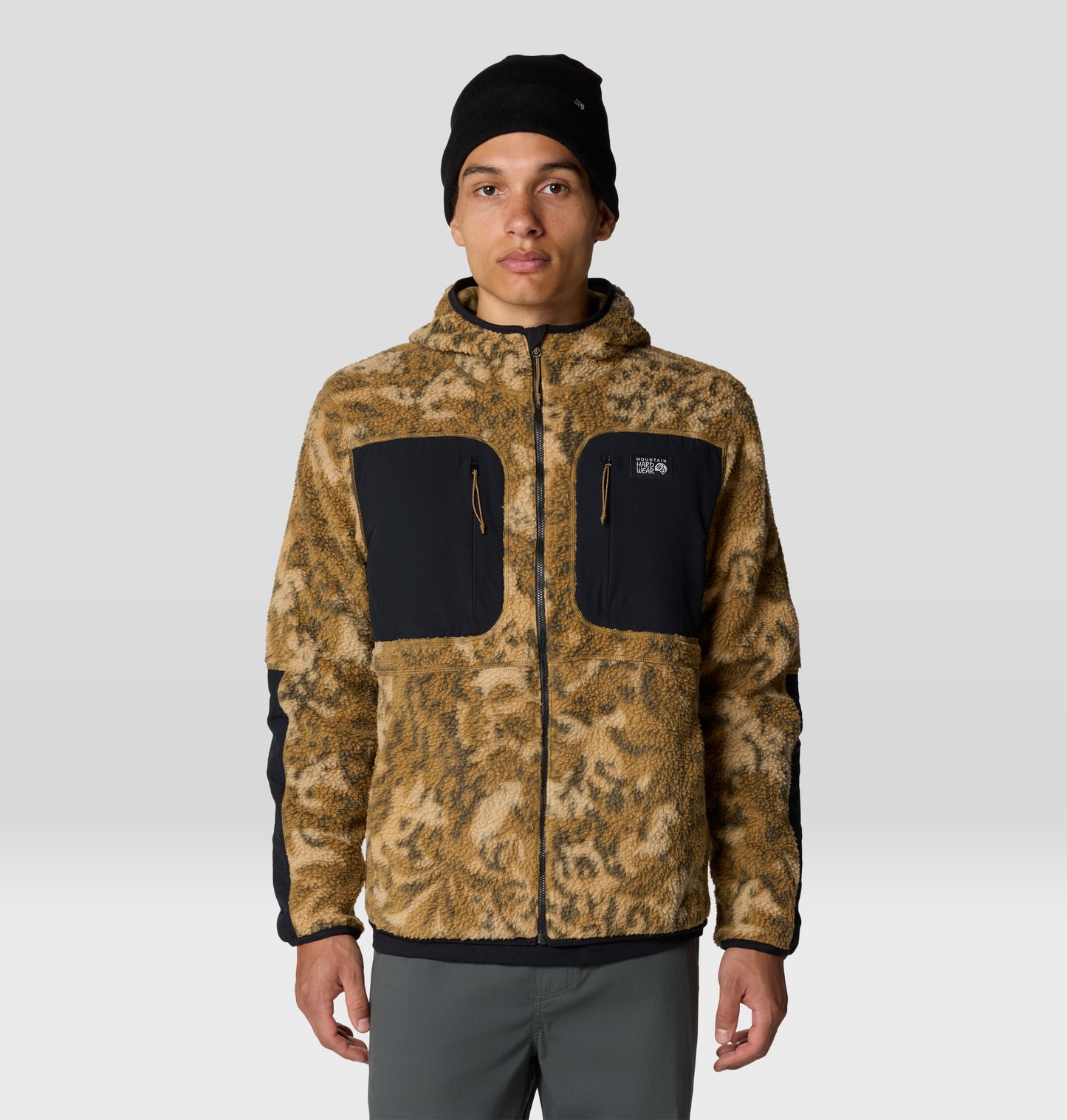 Mountain Hardwear Men Brown HiCamp Printed Fleece