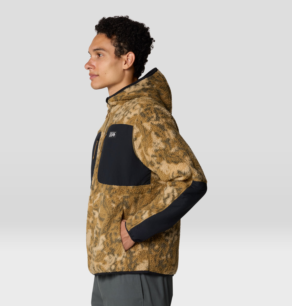 Mountain Hardwear Men Brown HiCamp Printed Fleece