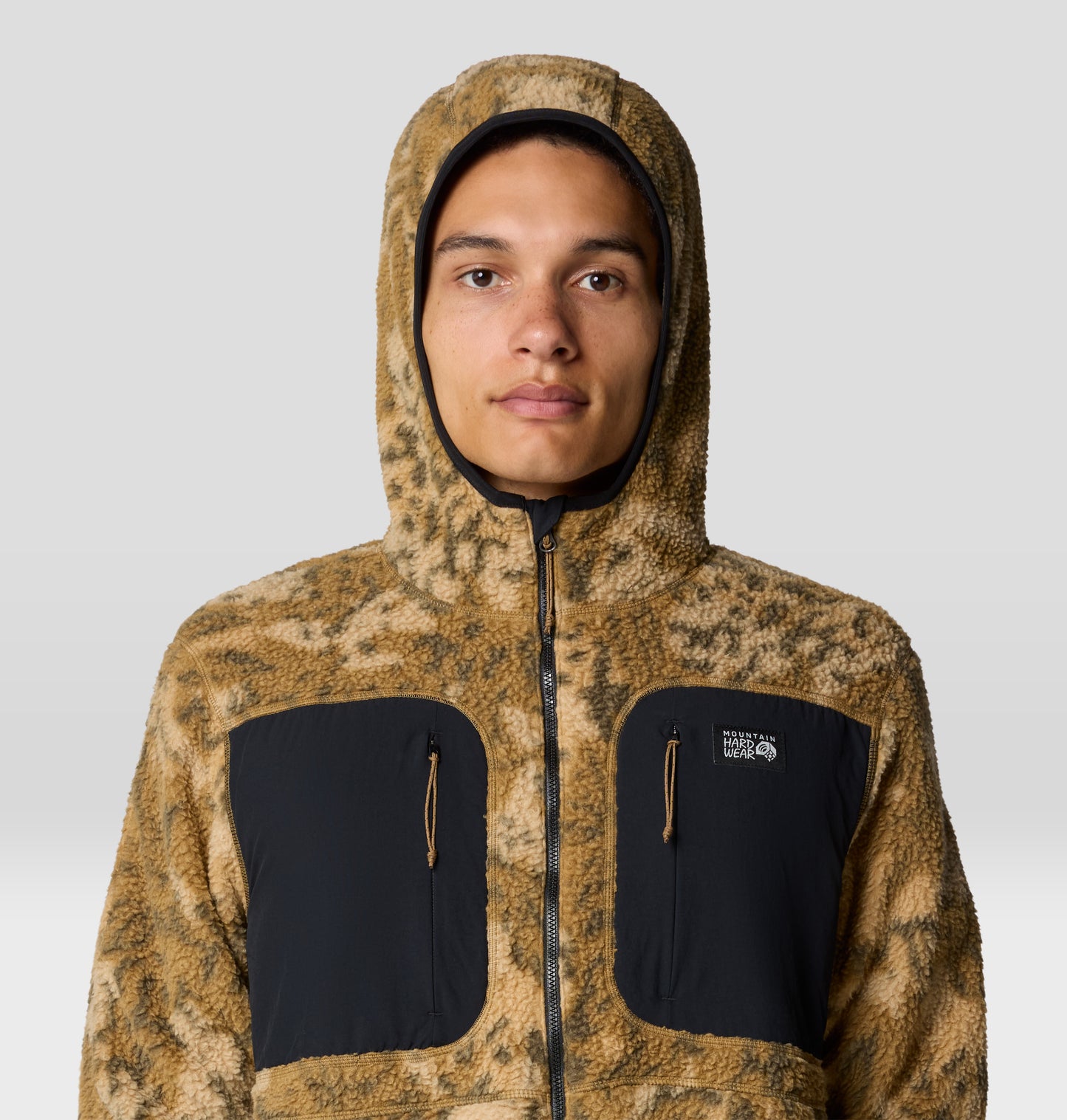 Mountain Hardwear Men Brown HiCamp Printed Fleece