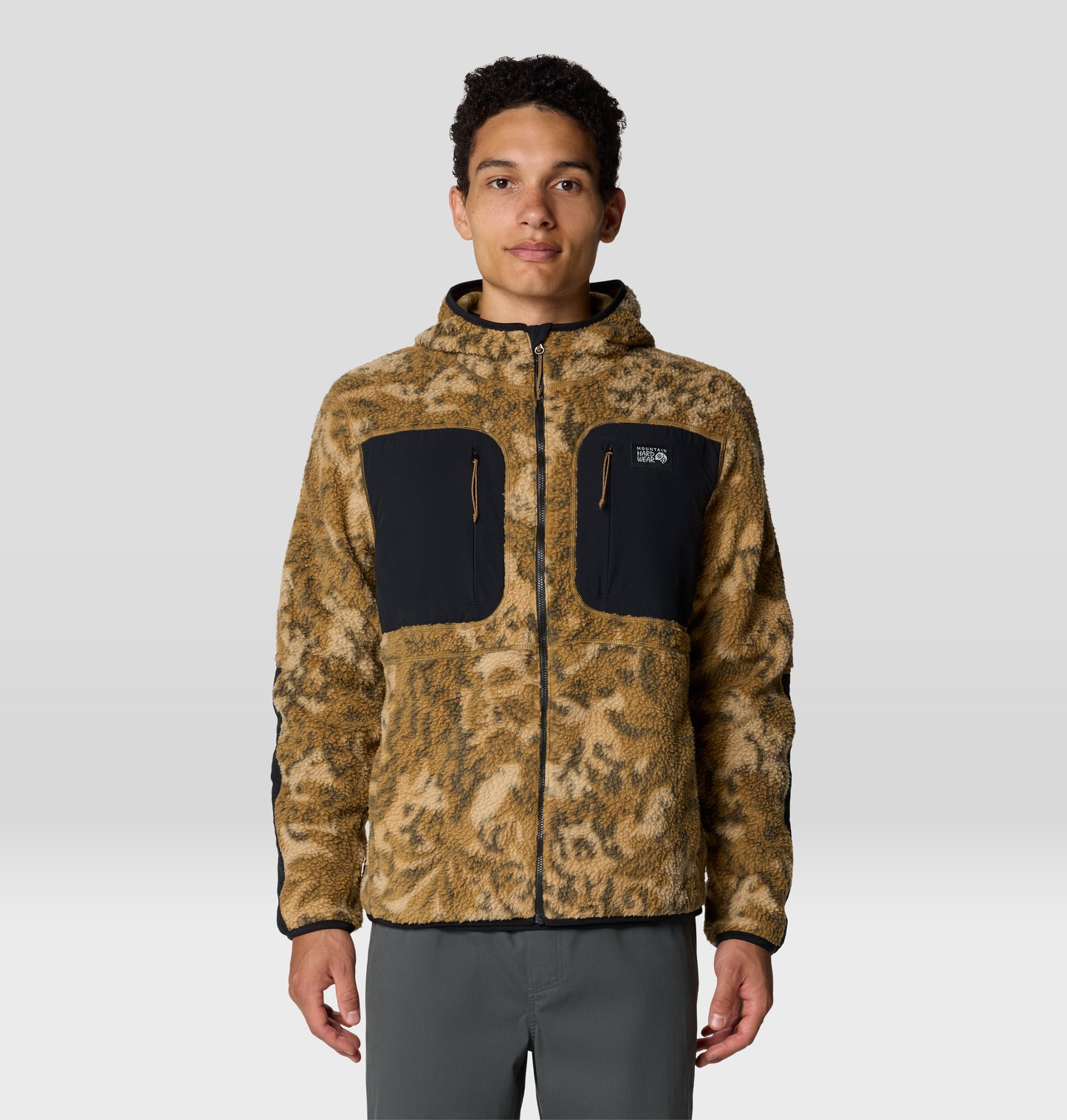 Mountain Hardwear Men Brown HiCamp Printed Fleece