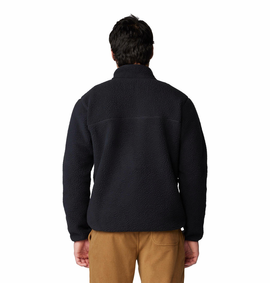MHW Men Black HiCamp Fleece Pullover