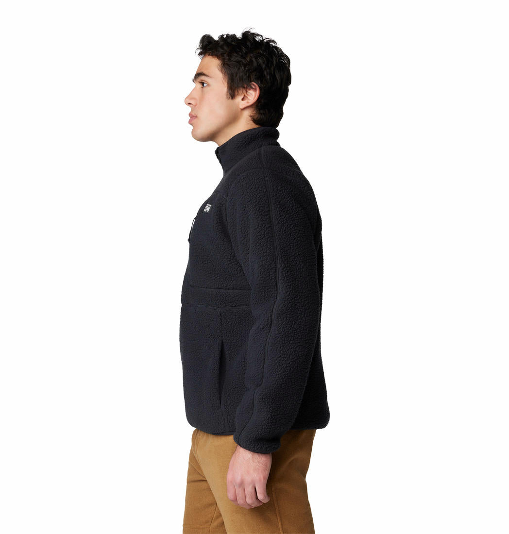 Mountain Hardwear Men Black HiCamp Fleece Pullover Fleece Pullover