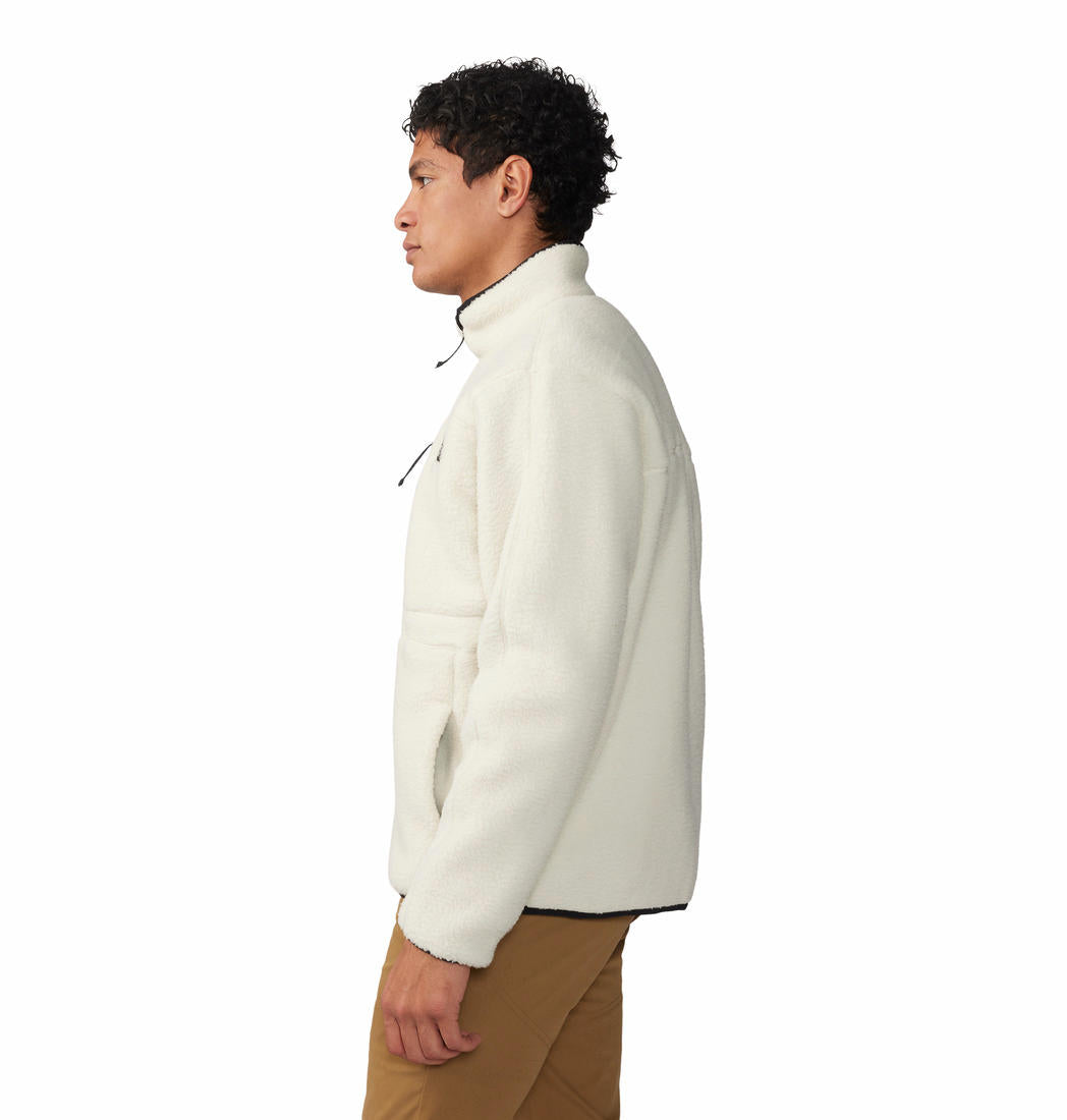 Mountain Hardwear Men Grey HiCamp Fleece Pullover Fleece Pullover