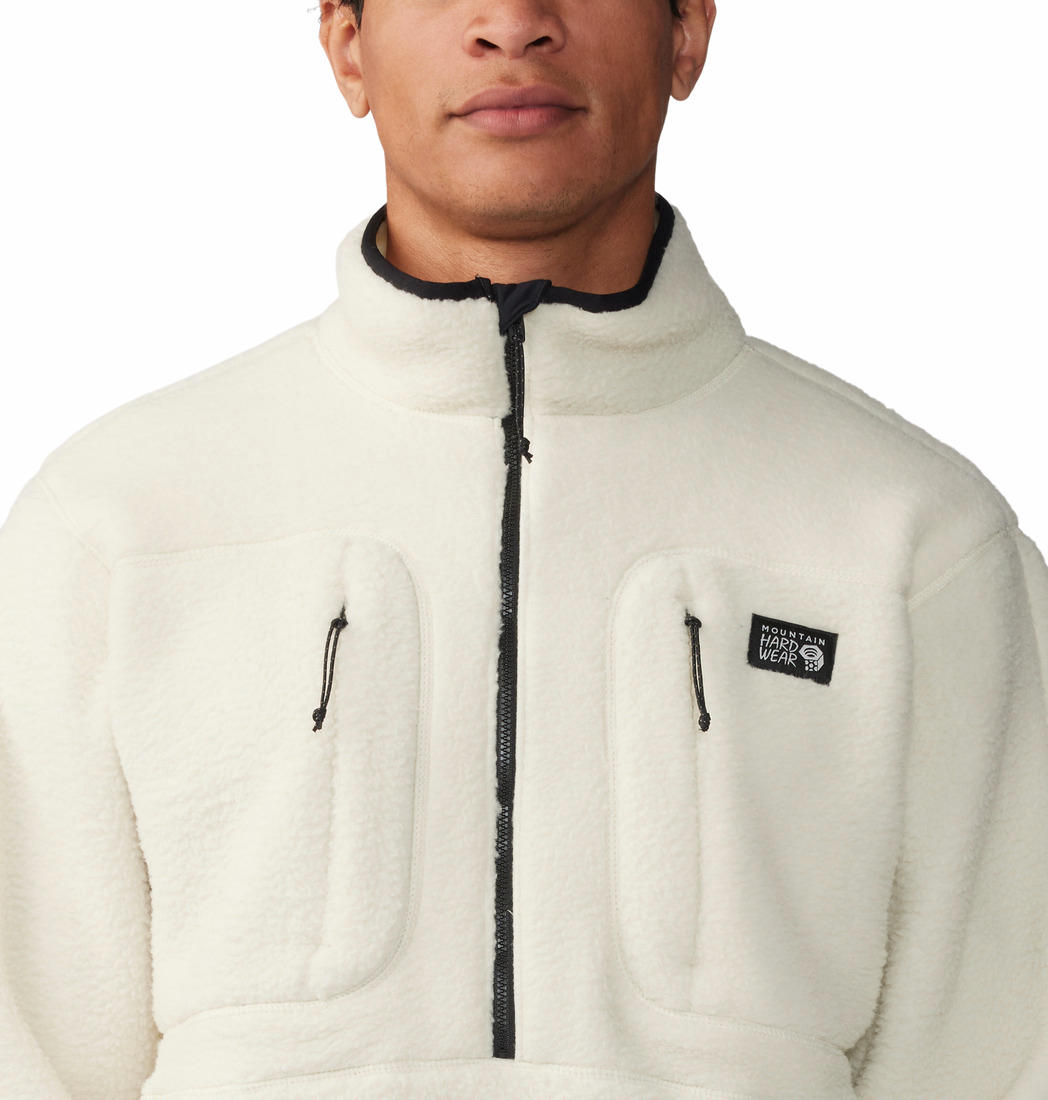 MHW Men Grey HiCamp Fleece Pullover