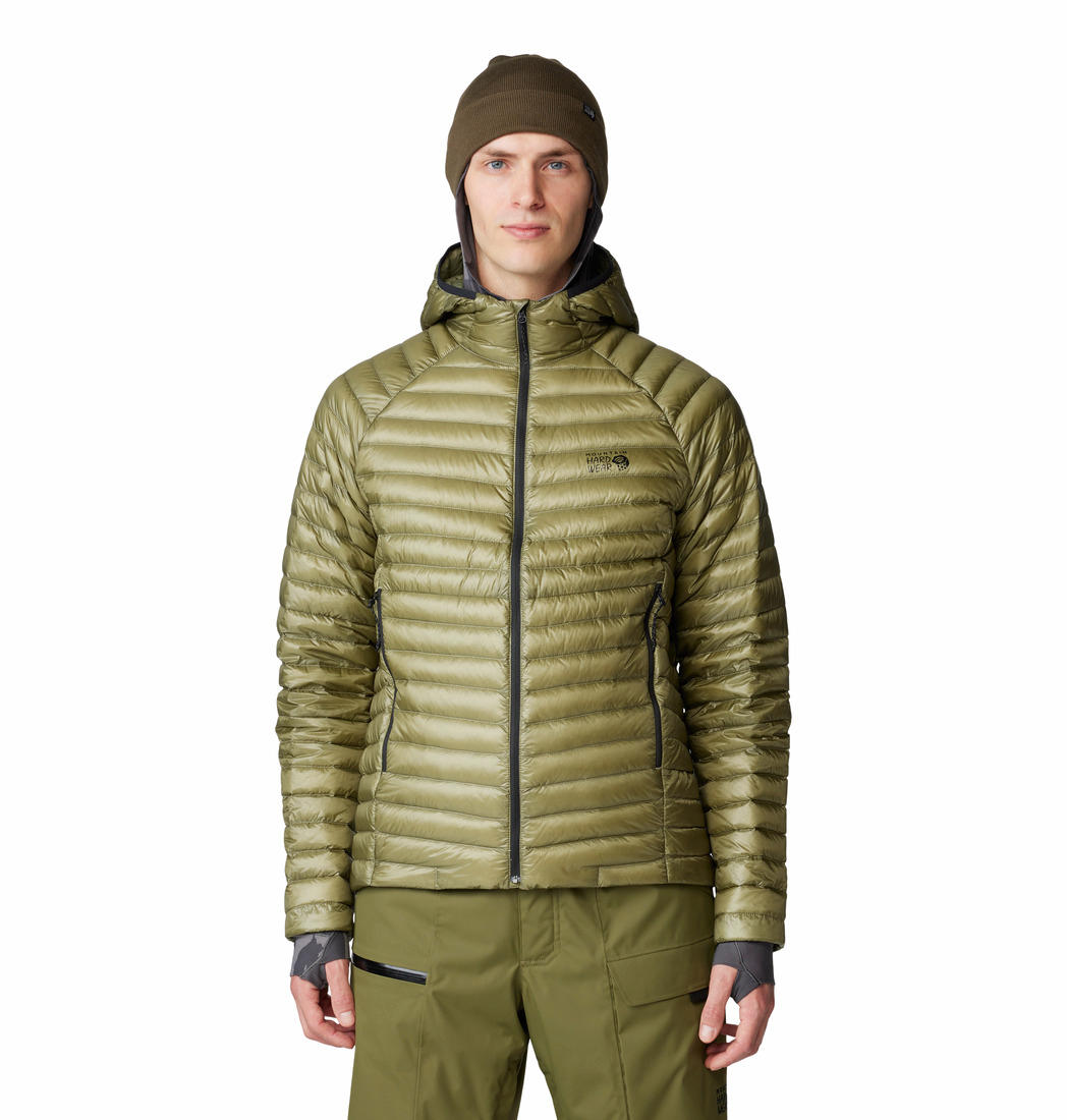 Mountain Hardwear Men Green Ghost Whisperer Down Jacket